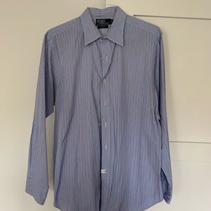Red & Blue Striped Polo by Ralph Lauren Shirt